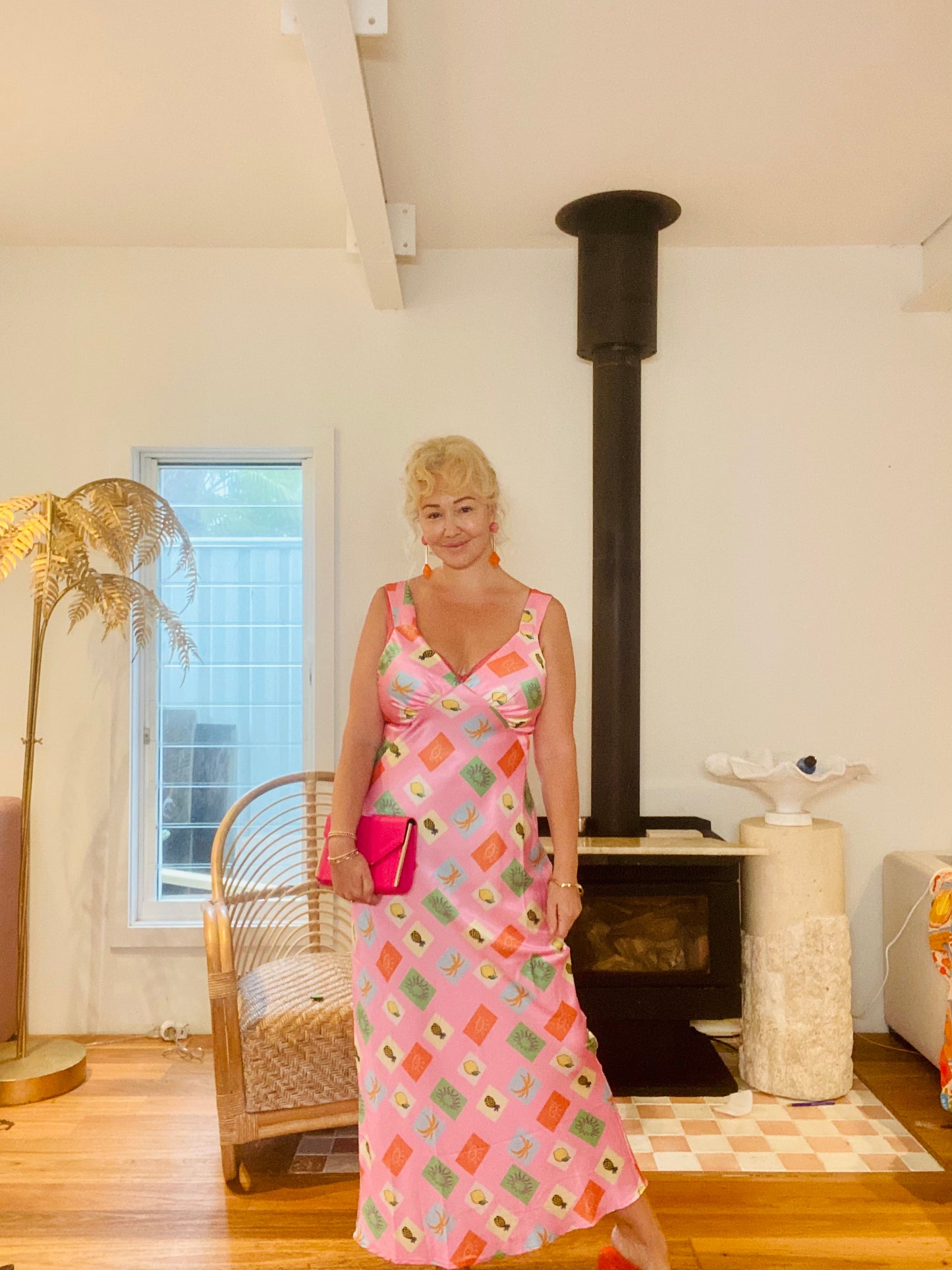 Pretty in pink maxi Dress