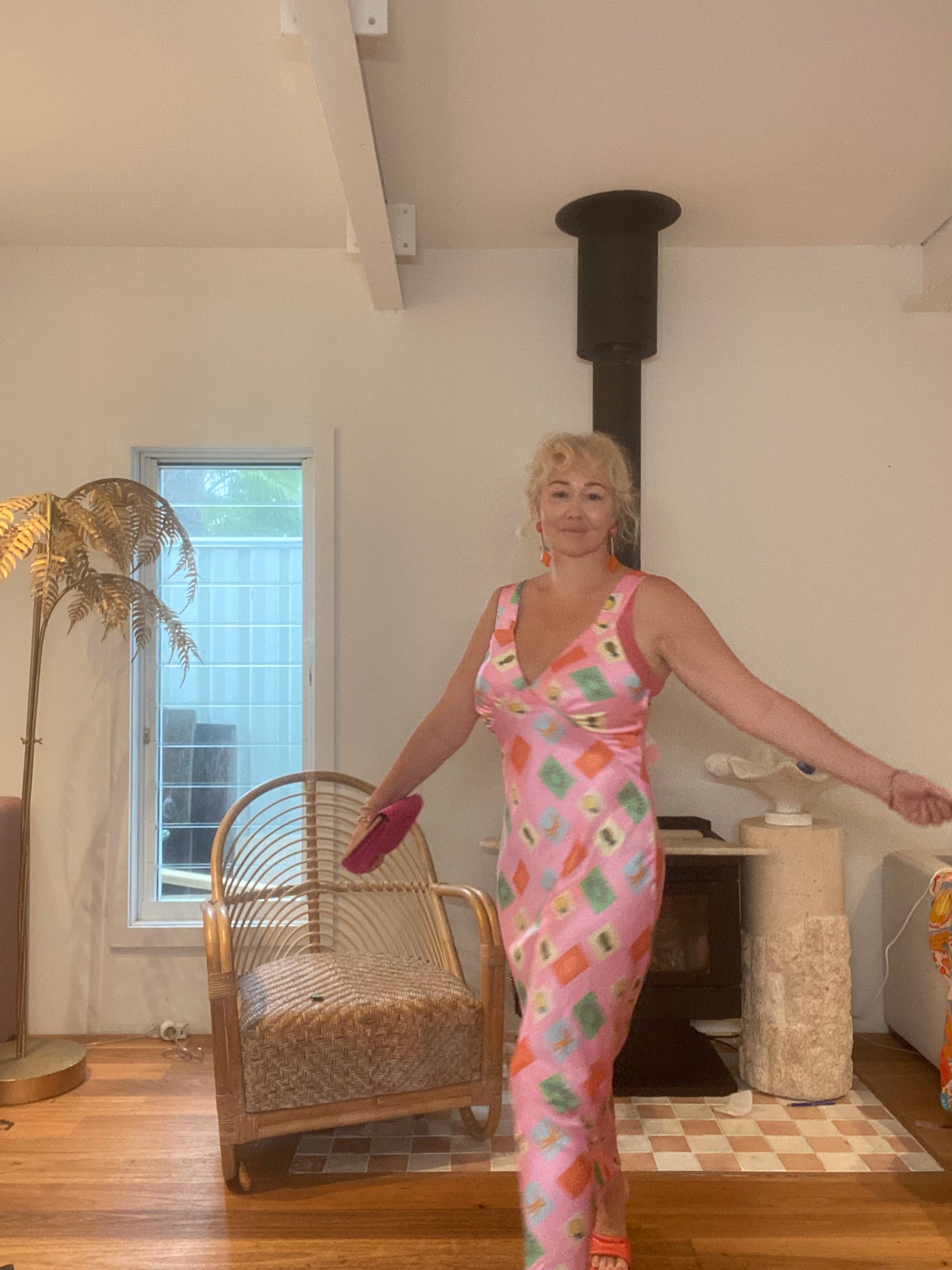 Pretty in pink maxi Dress