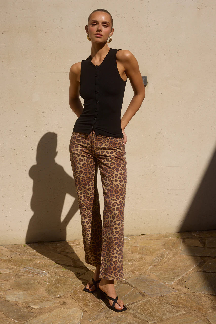 Leopard Jeans