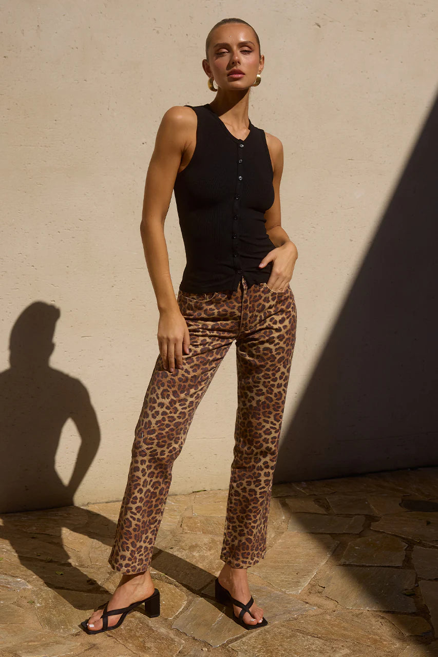 Leopard Jeans