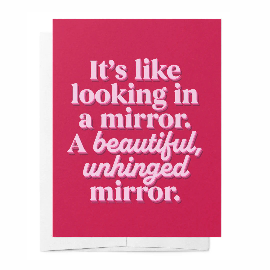 CARD Beautiful Unhinged Mirror