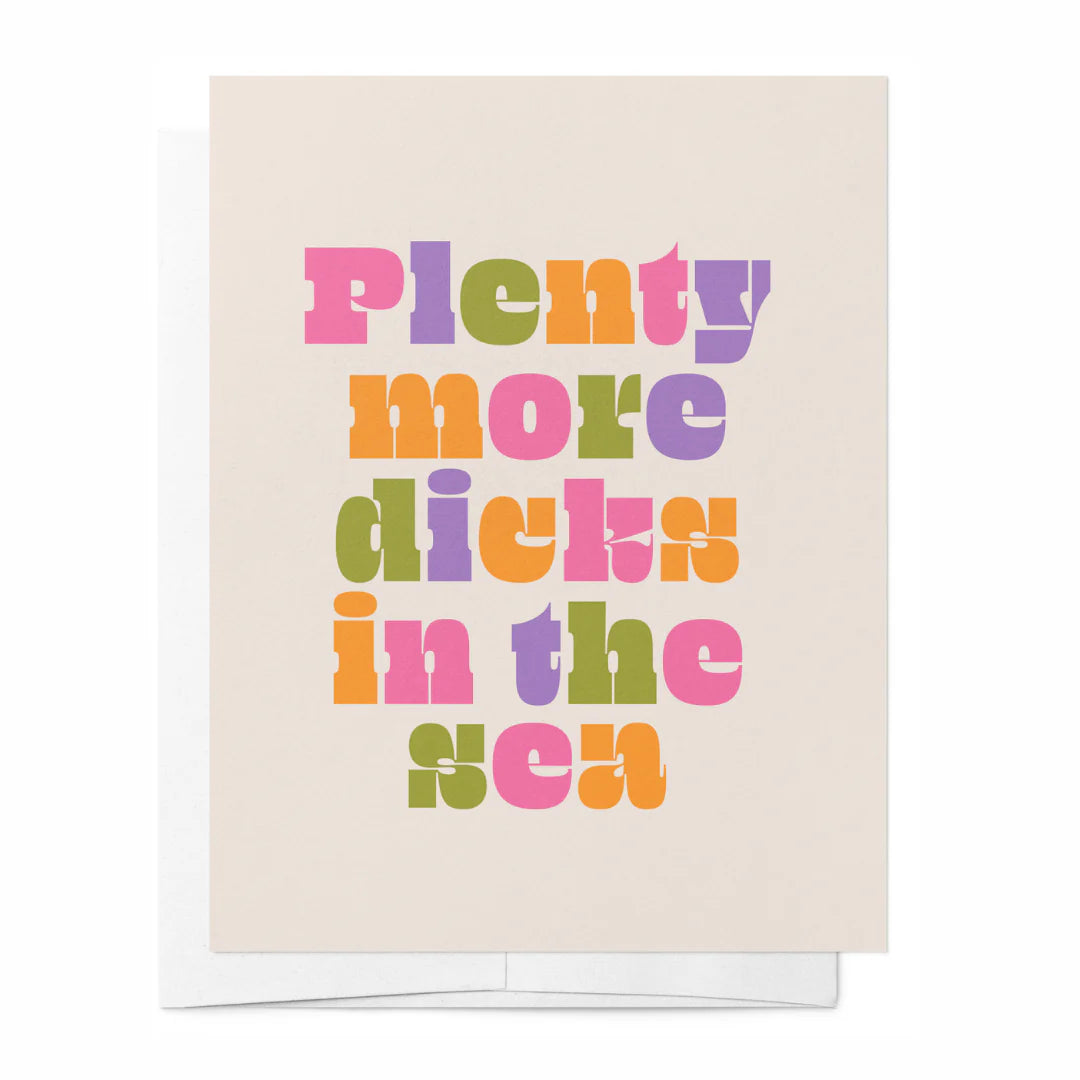CARD Plenty More Dicks In The Sea