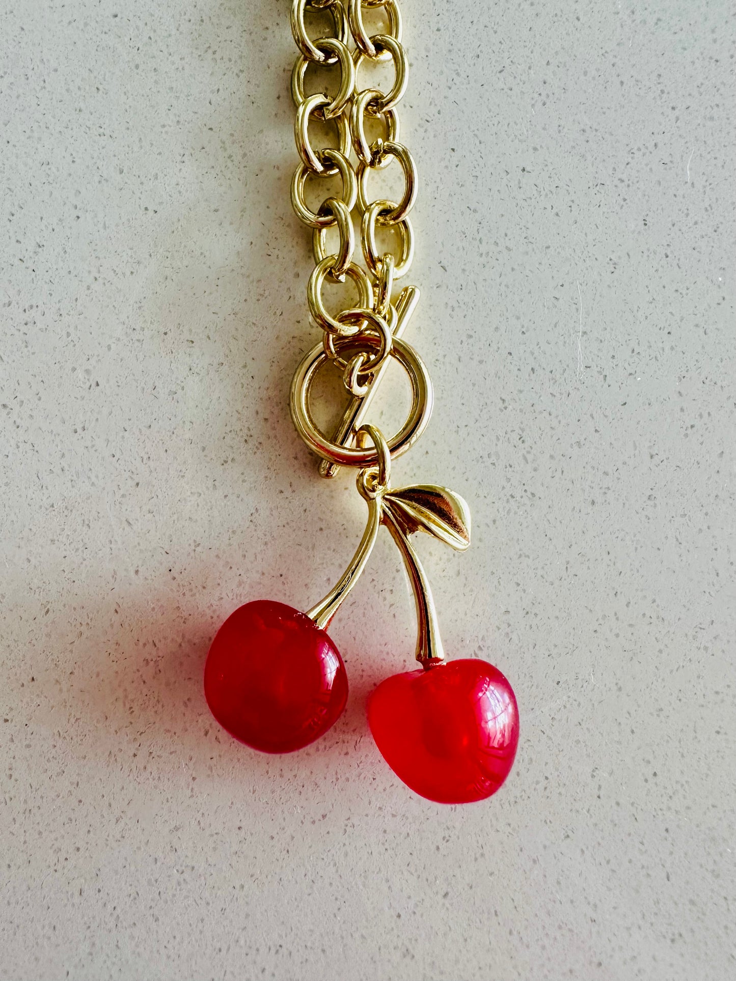 Chunky Cherry Necklace