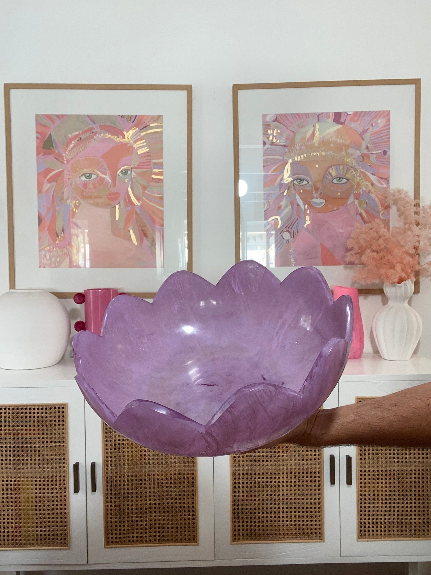 Resin EXTRA Large Flower Bowl