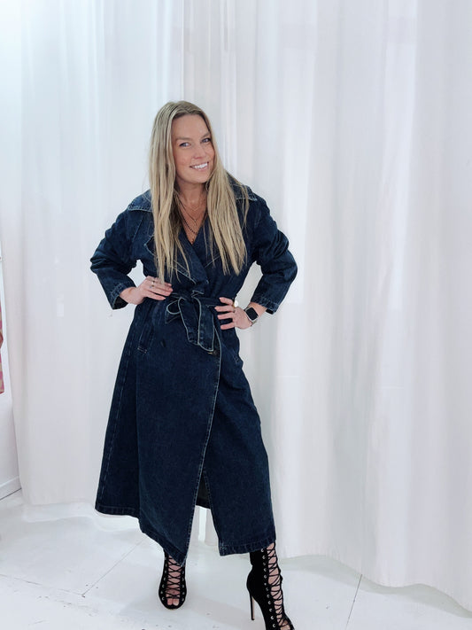 Denim Trench