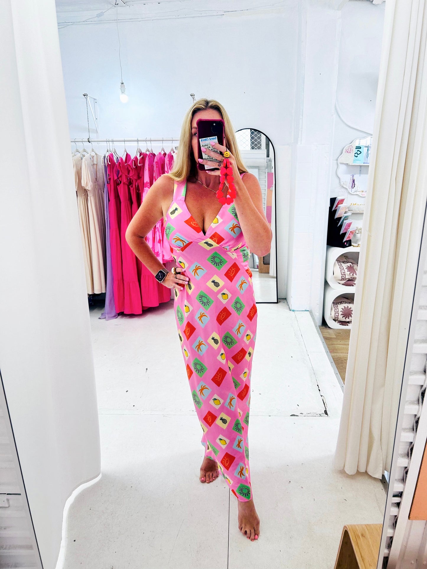 Pretty in pink maxi Dress