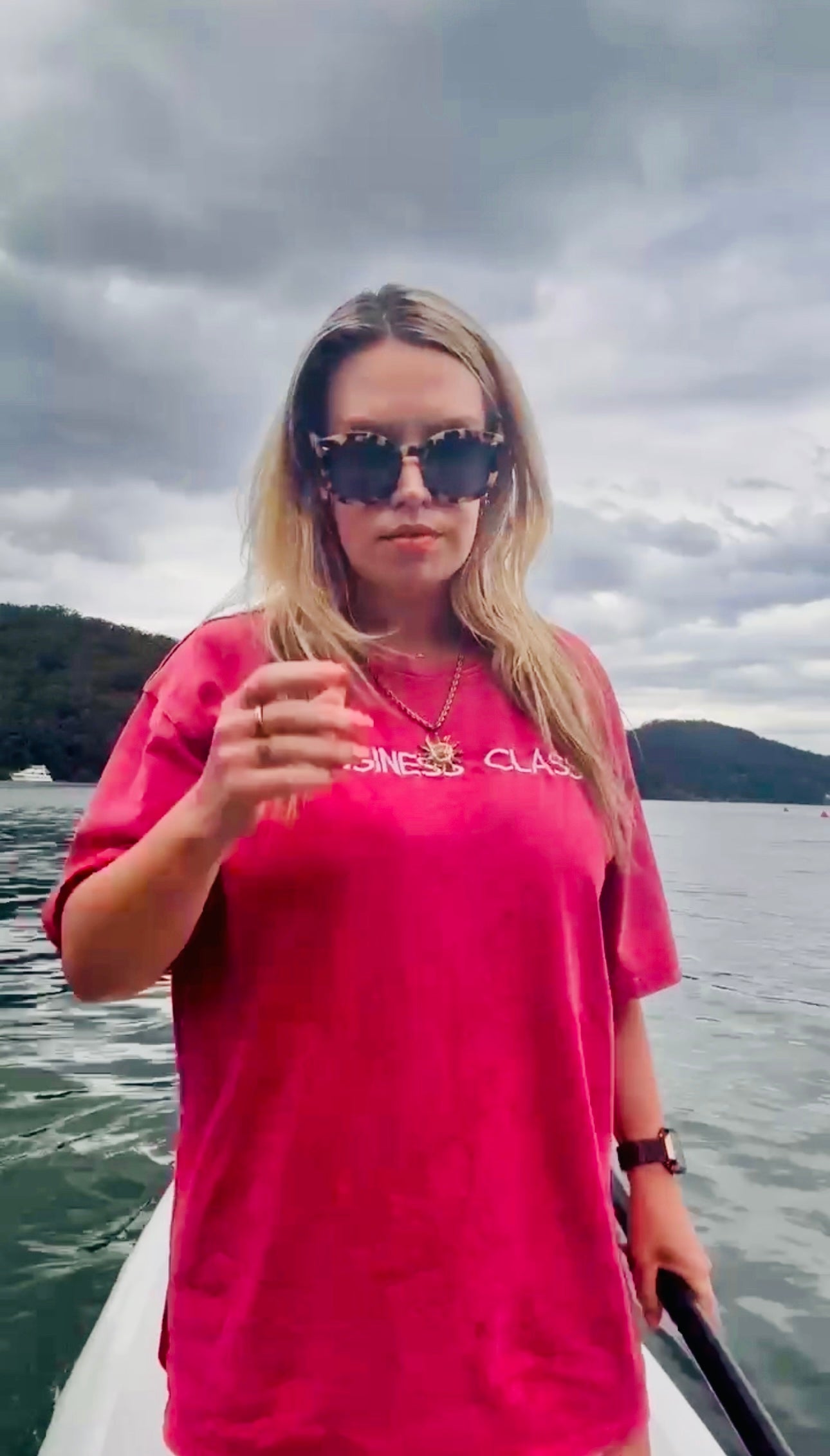 Business Class Tee Pink