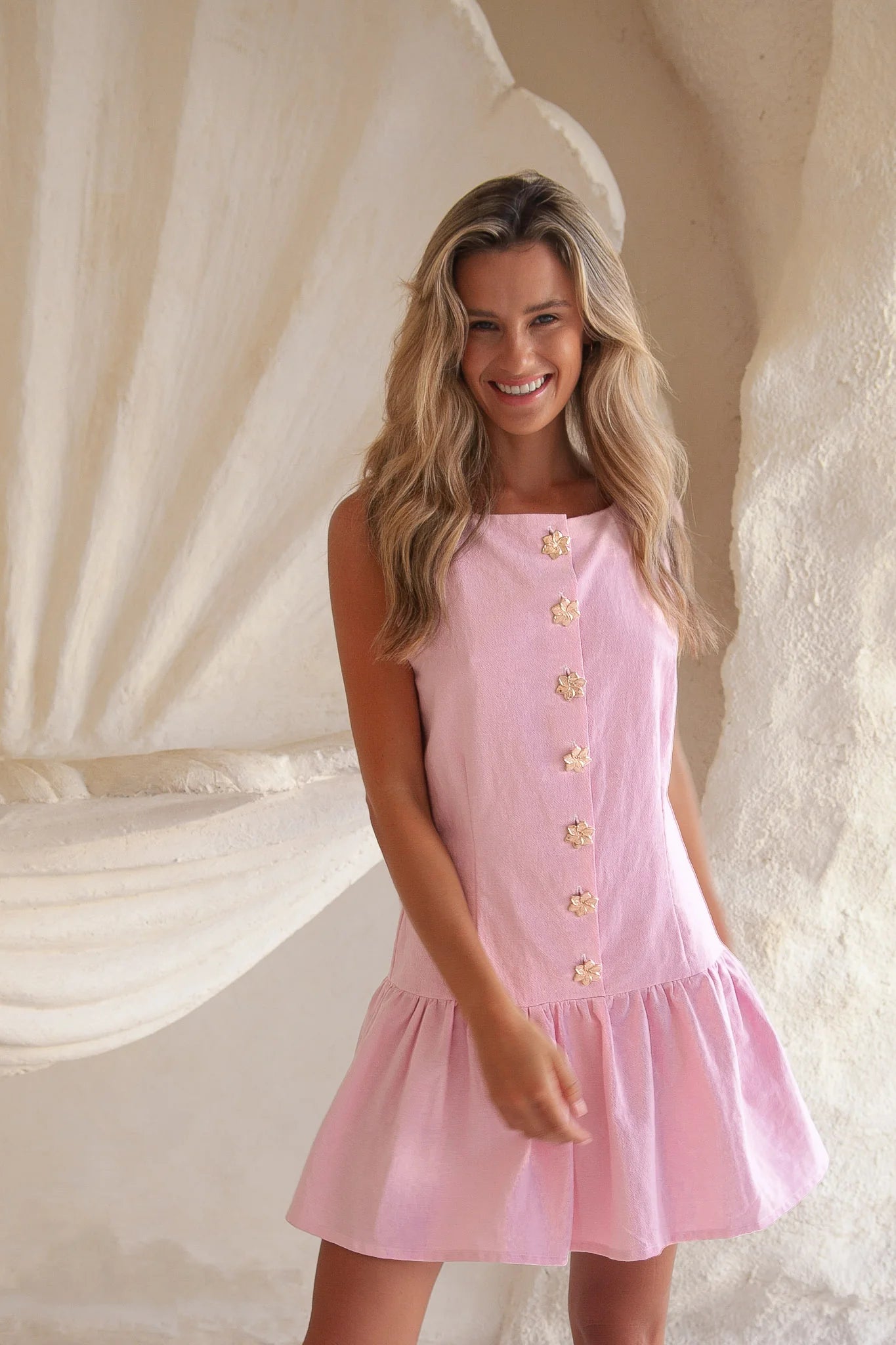 Flounce Around Mini Dress