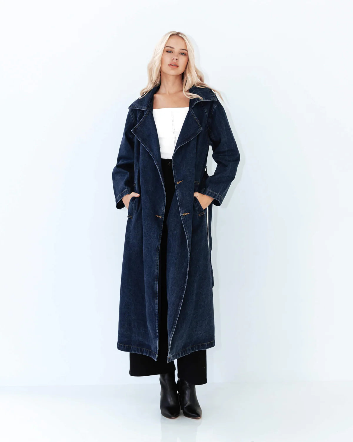 Denim Trench