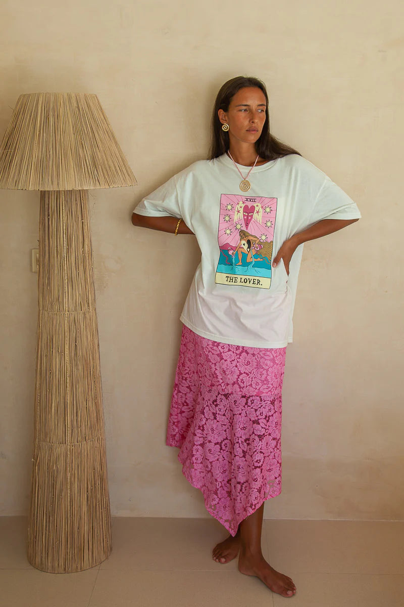 Pretty Pink Meadow Skirt
