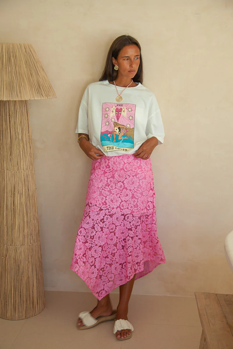 Pretty Pink Meadow Skirt