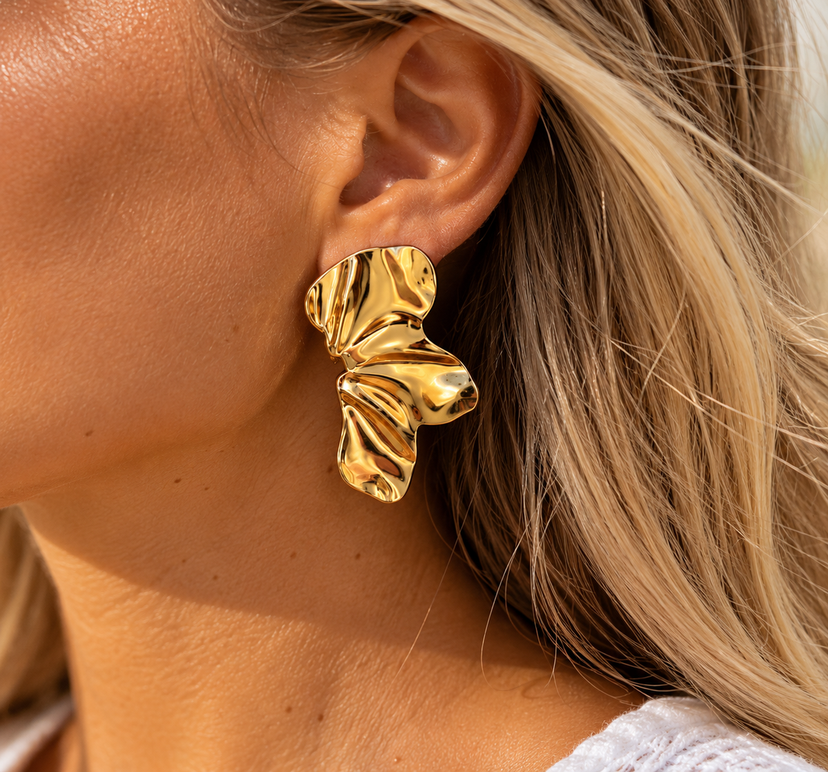 Golden Hour Flutter Earrings