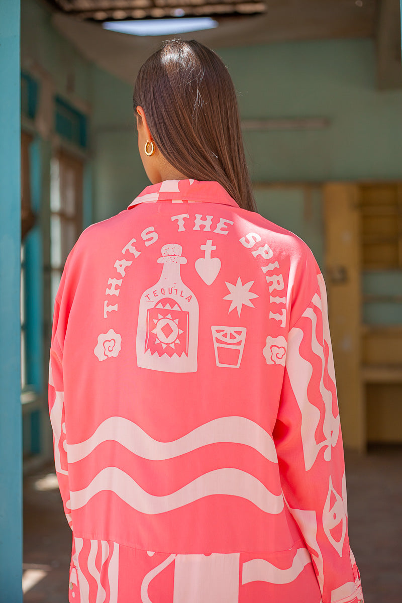 That's The Spirit Blouse Pink