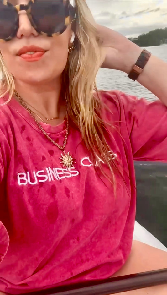 Business Class Tee Pink