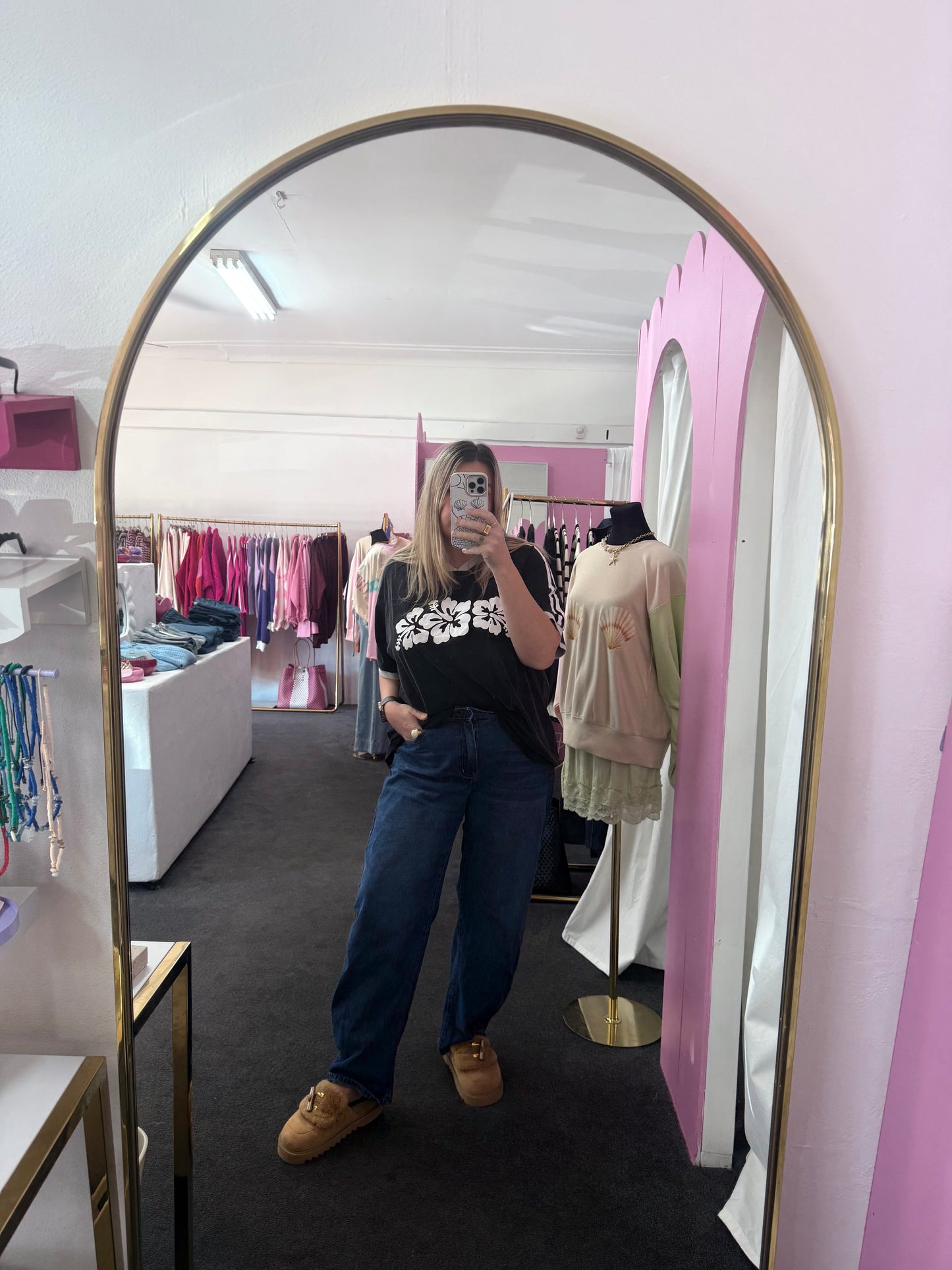 Hibiscus Lane Vintage Wash Tee