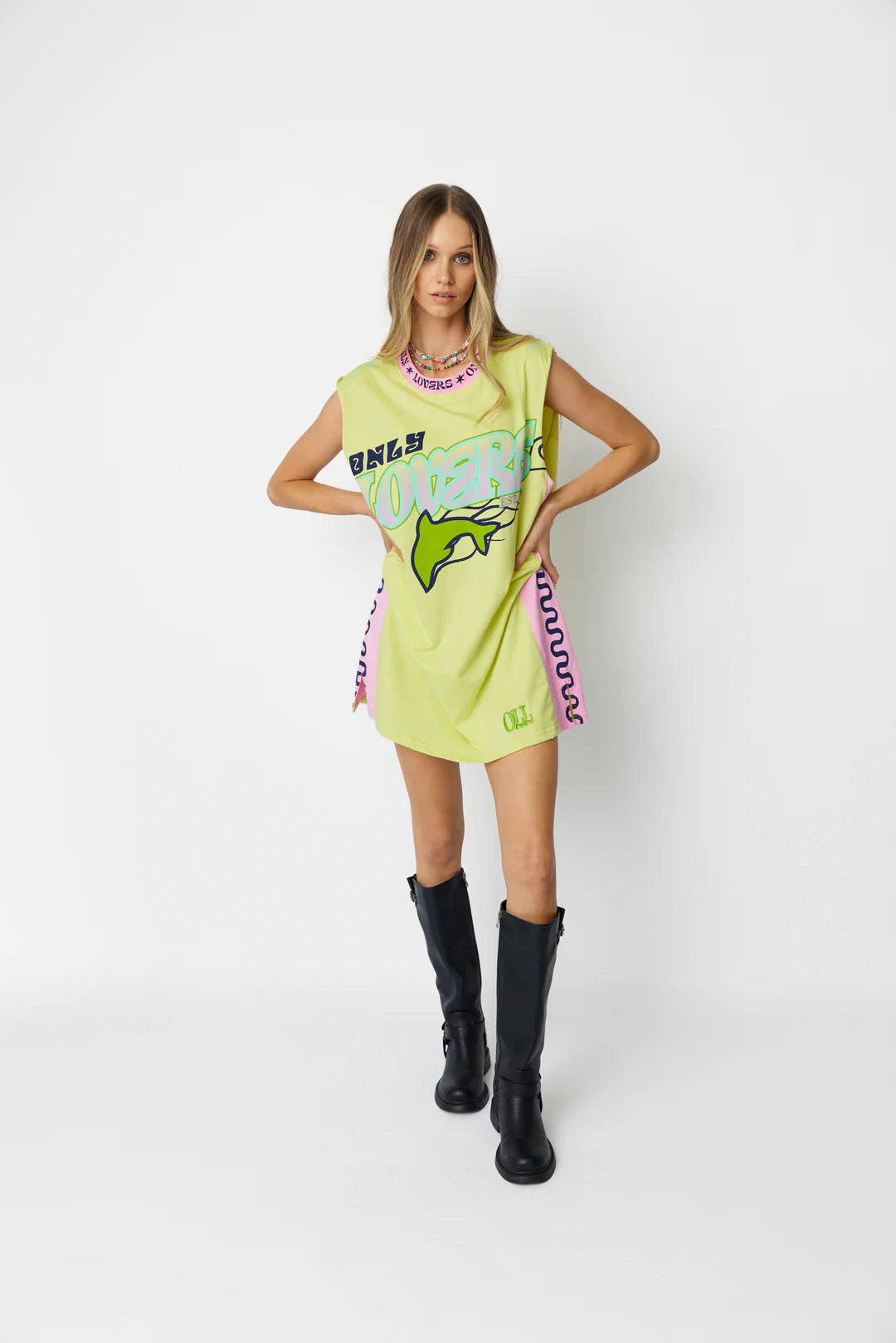 Wave Racer Tank Dress