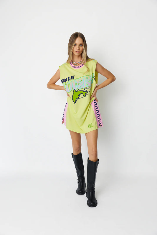 Wave Racer Tank Dress