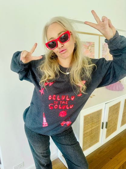 Delulu Is The Solulu Sweater