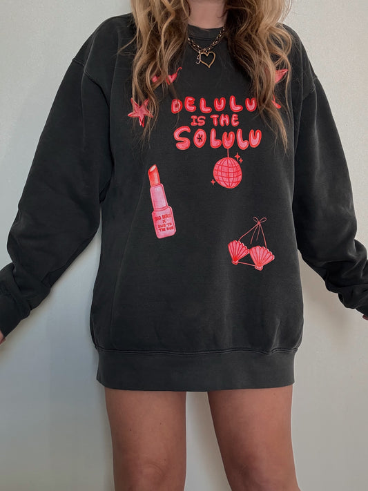 Delulu Is The Solulu Sweater