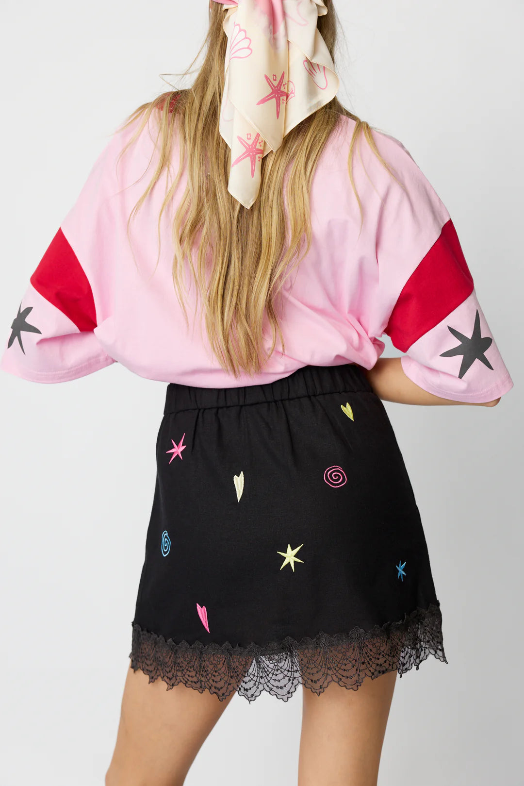 Lucky Mini Skirt Black
