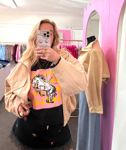 Midnight Mustang Long Sleeve Tee