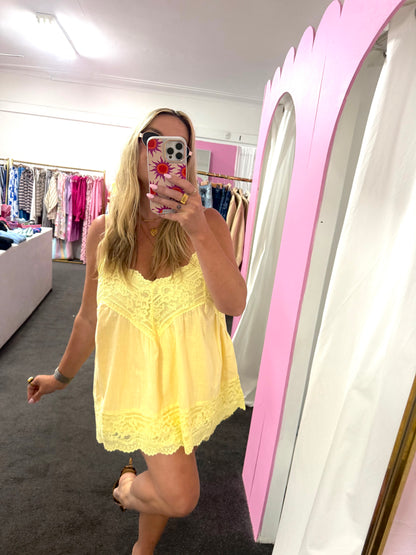 Limoncello Lace Cami & Shorts Set