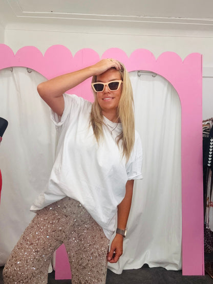 Champagne Disco Pants