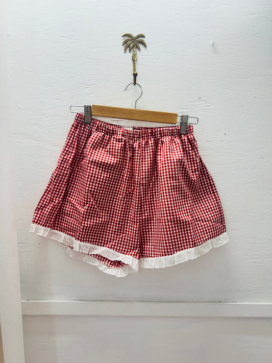 Gingham Shorts