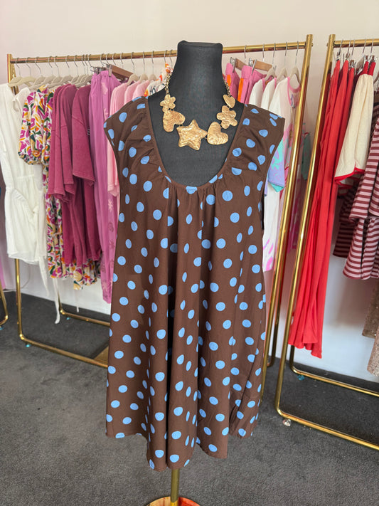Cocoa Dot Dress