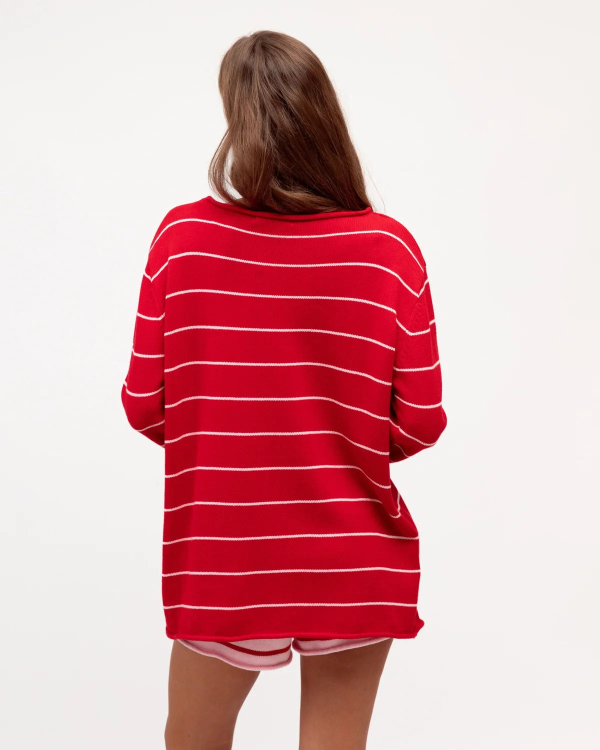 The Strawberry Stripe Cotton Knit Jumper