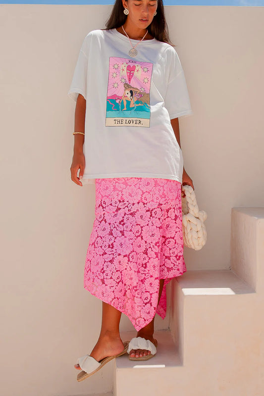 Pretty Pink Meadow Skirt
