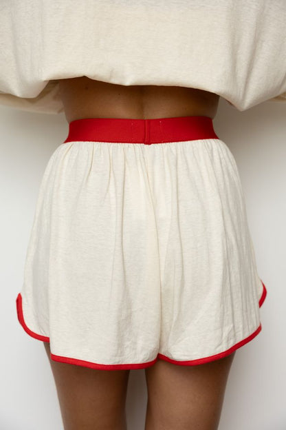 The GRLS Racer Shorts - Cream