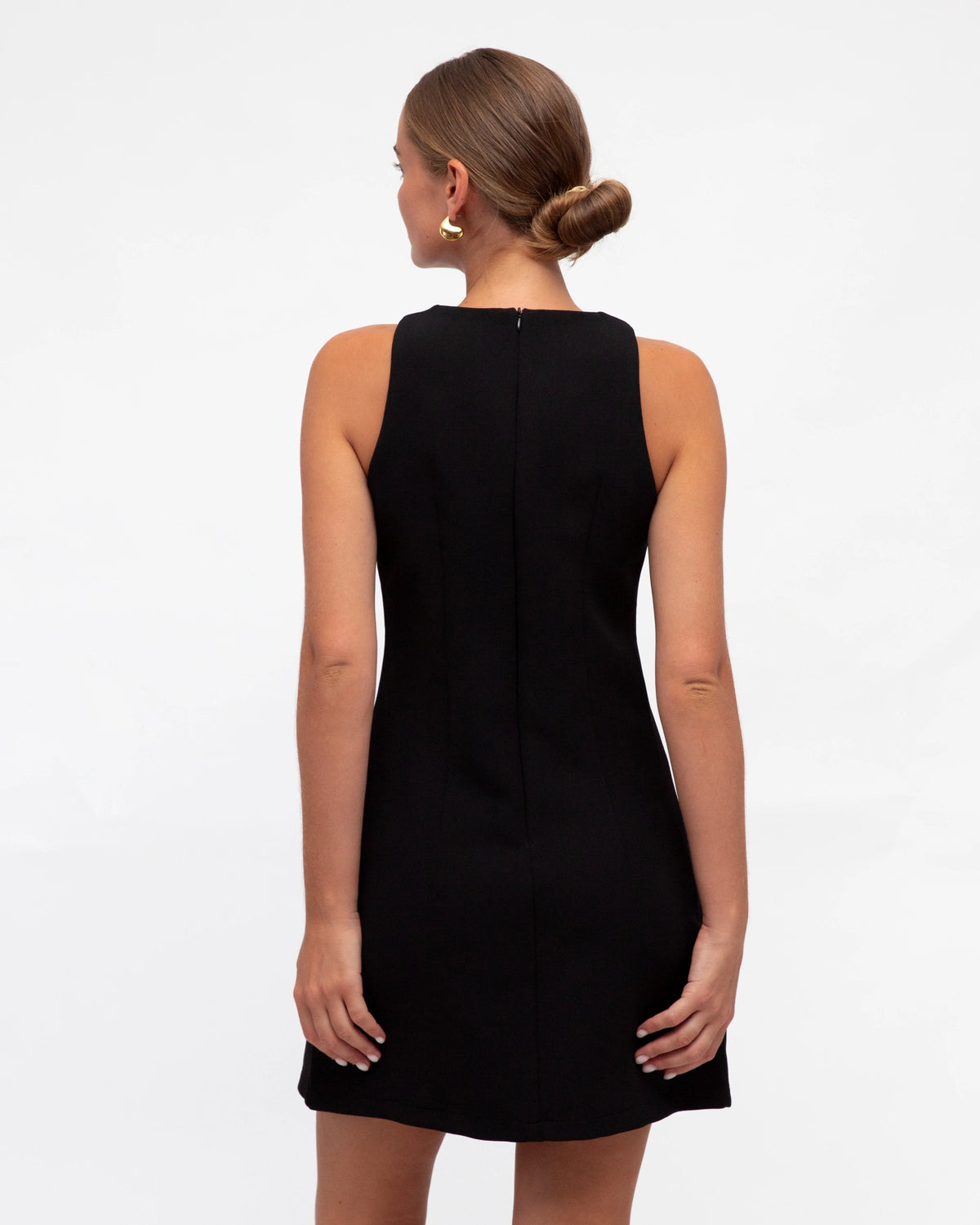 Midnight Bloom Mini Dress