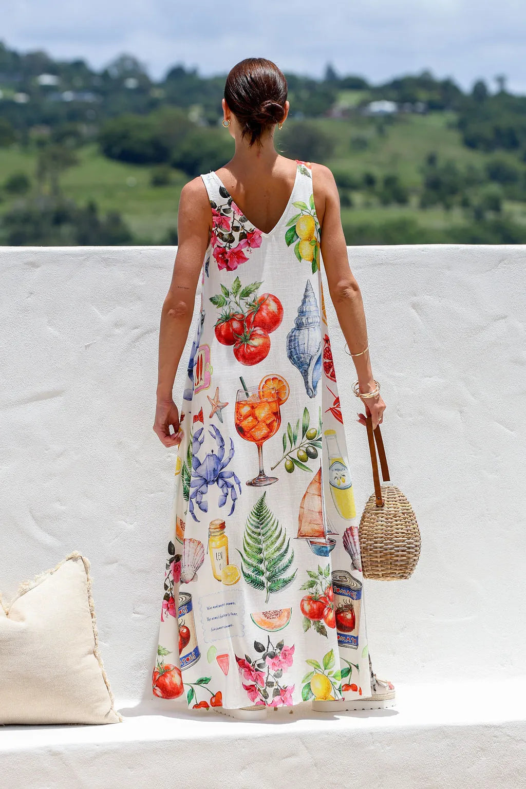 Pompeii maxi dress