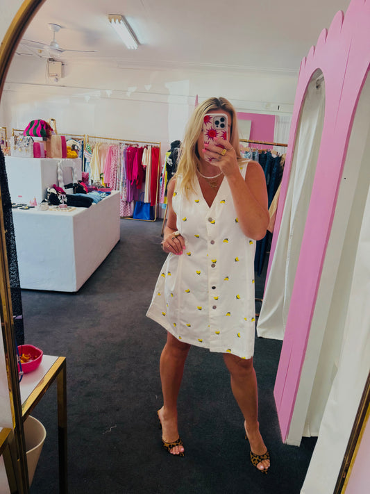 Main Squeeze Denim Mini Dress