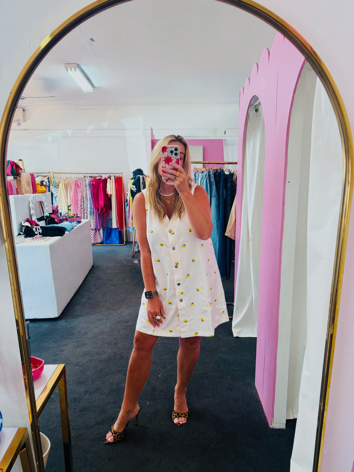 Main Squeeze Denim Mini Dress
