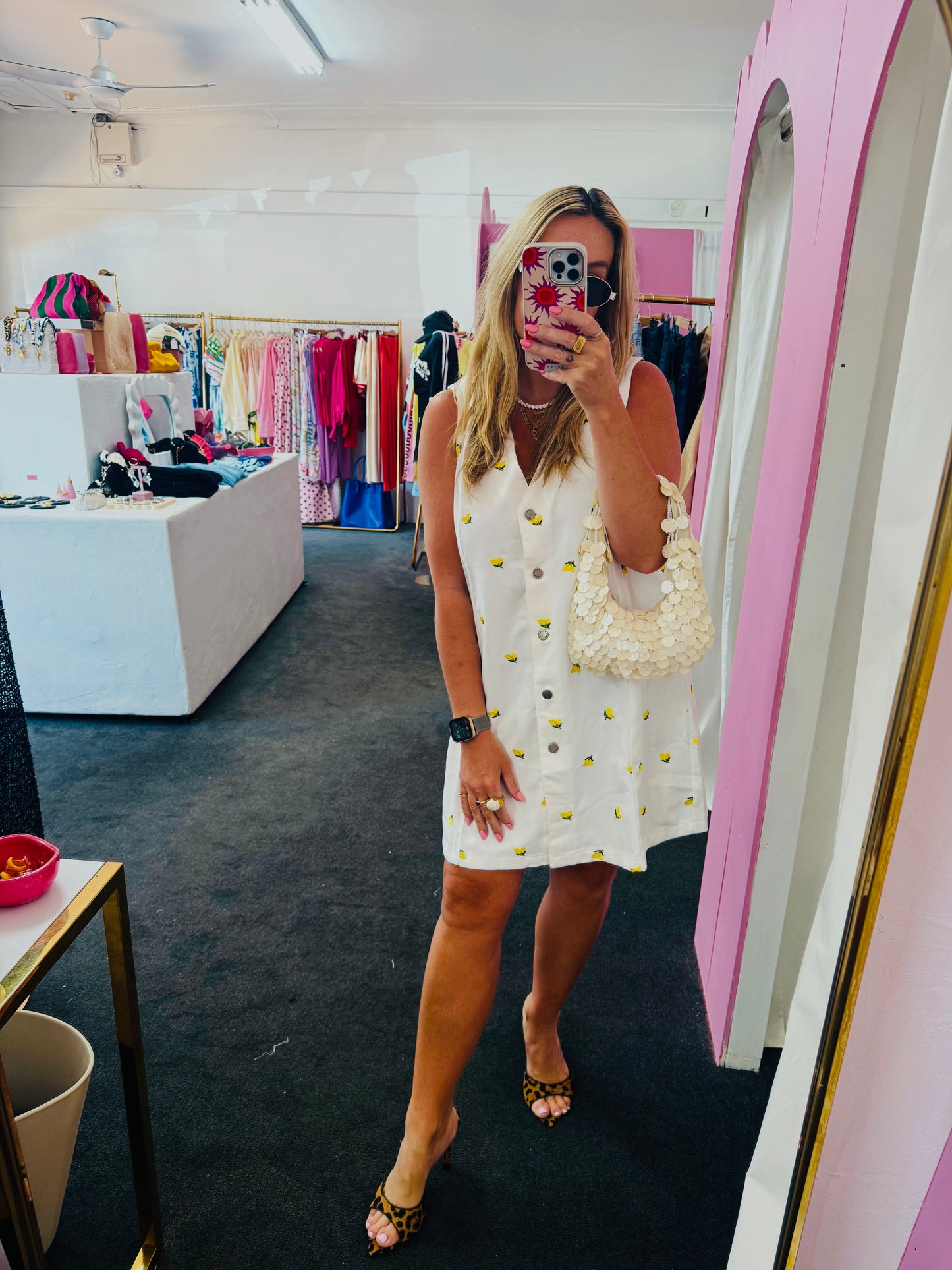 Main Squeeze Denim Mini Dress