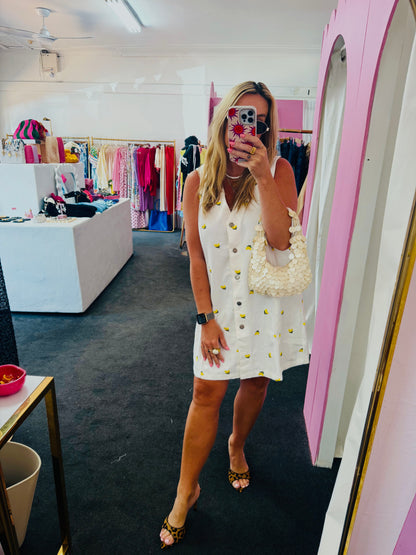 Main Squeeze Denim Mini Dress