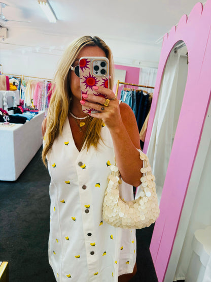 Main Squeeze Denim Mini Dress