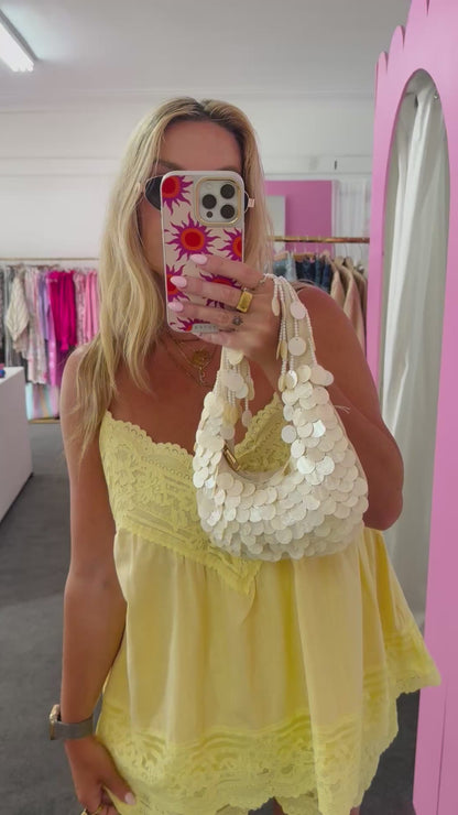 Limoncello Lace Cami & Shorts Set